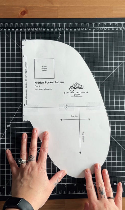 Hidden Pocket Digital Sewing Pattern - Agashi Shop