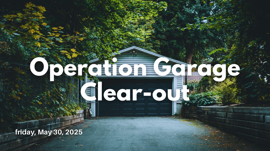 May Updates: First week in finance, a new car and garage clear-out begins