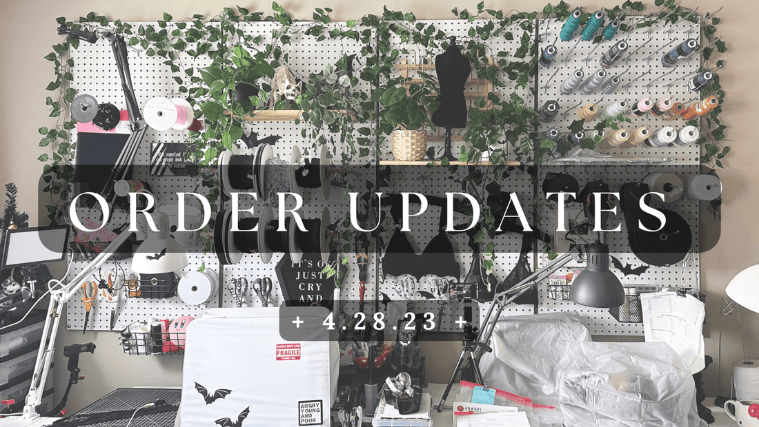 End of April Order Updates - Agashi Shop