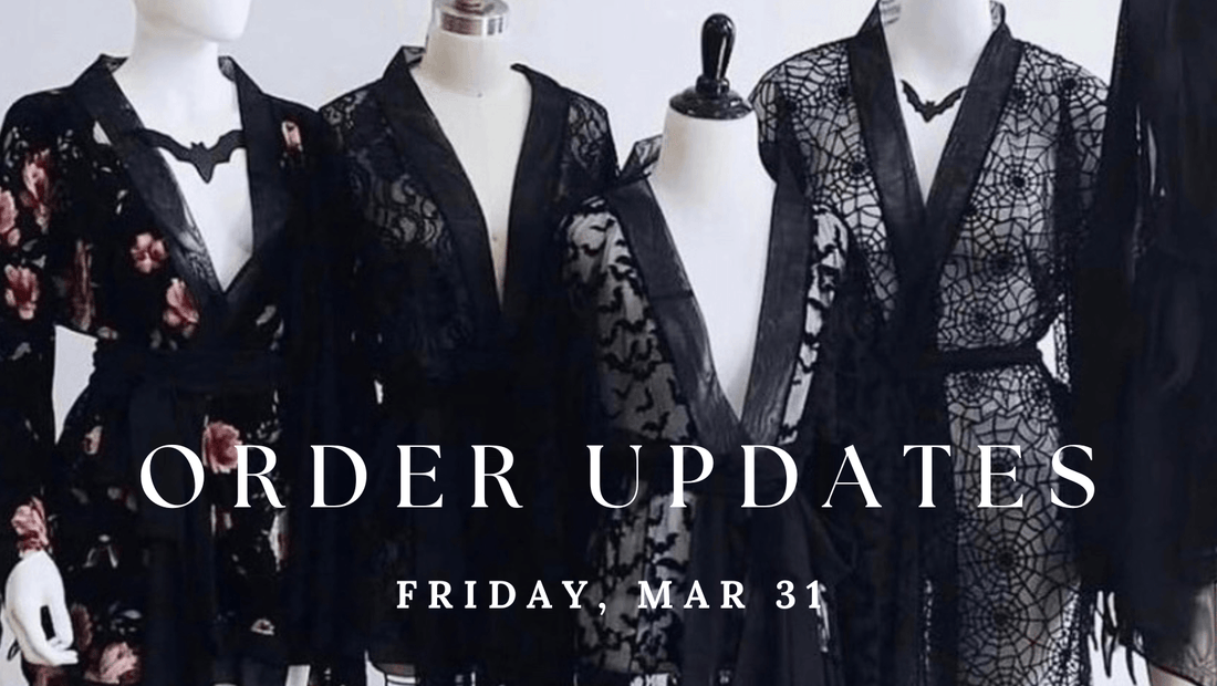 End of March Order Updates - Agashi Shop
