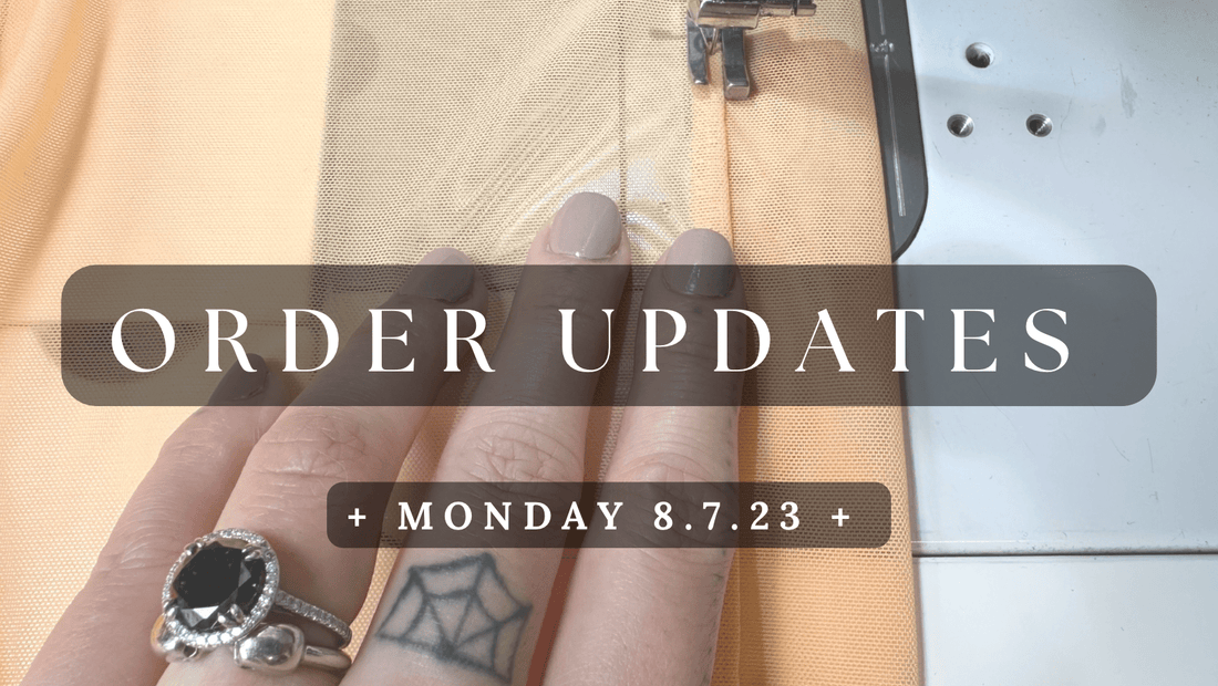 First Week of August Order Updates - Agashi Shop