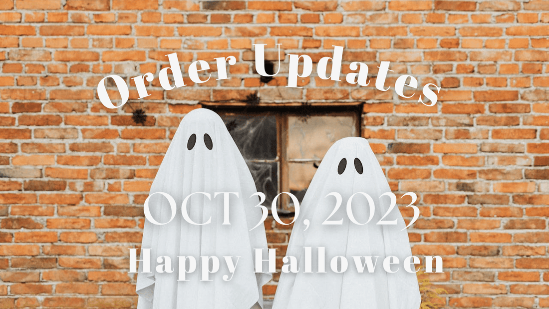 Happy Halloween plus this week's Order Updates - Agashi Shop