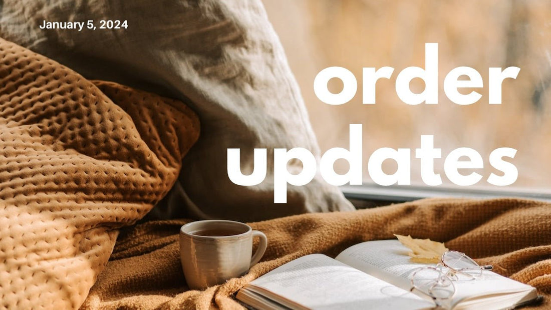 Happy New Year!  First Order Updates of 2024 - Agashi Shop