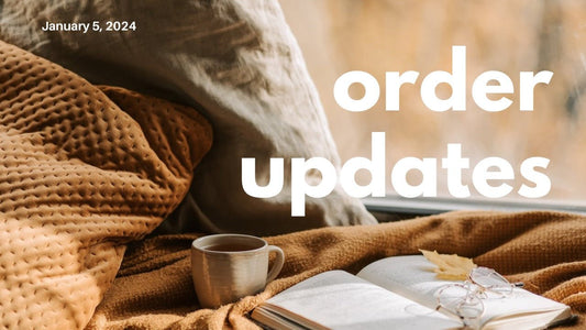 Happy New Year!  First Order Updates of 2024 - Agashi Shop