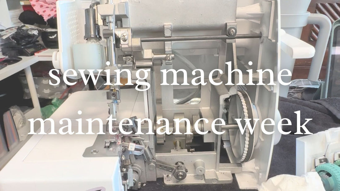 It’s a major sewing machine cleaning & maintenance week! - Agashi Shop