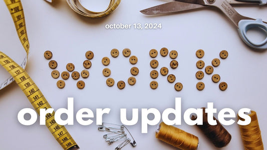 Mid-October Order Updates - Agashi Shop
