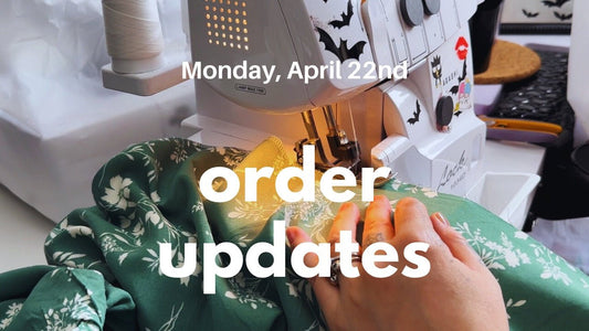 Monday April 22nd - Order Updates - Agashi Shop