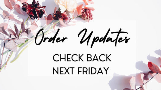Order Updates will be back 8/23/24 - Agashi Shop