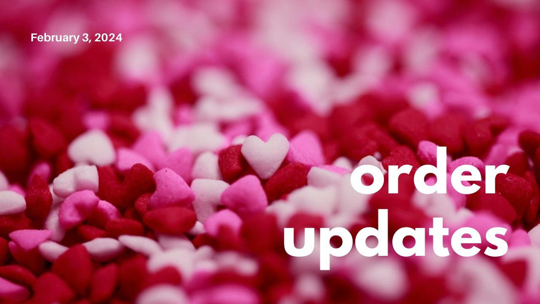 Pre-Valentine’s Day Order Updates + Agashi’s Anniversary - Agashi Shop