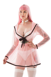 Ayumi Pink Long Sleeve Seifuku Set - Agashi Shop