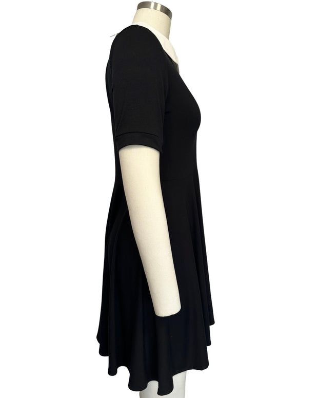 Clearance - Wednesday Short Sleeve Mini Bamboo Jersey Dress Sample - Agashi Shop