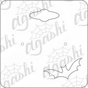 Corner Bat Stud Earring Card - Agashi Shop