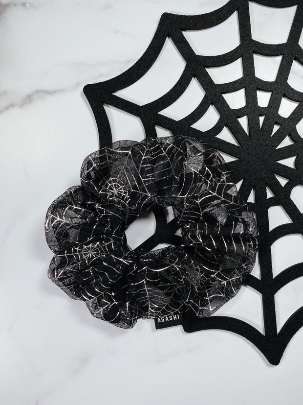 DIY Kit or Made to Order Spiderweb Scrunchies - Agashi Shop
