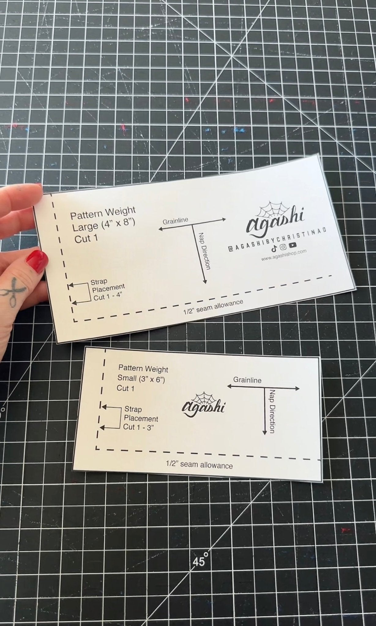 DIY Pattern Weight Digital Sewing Pattern - Agashi Shop