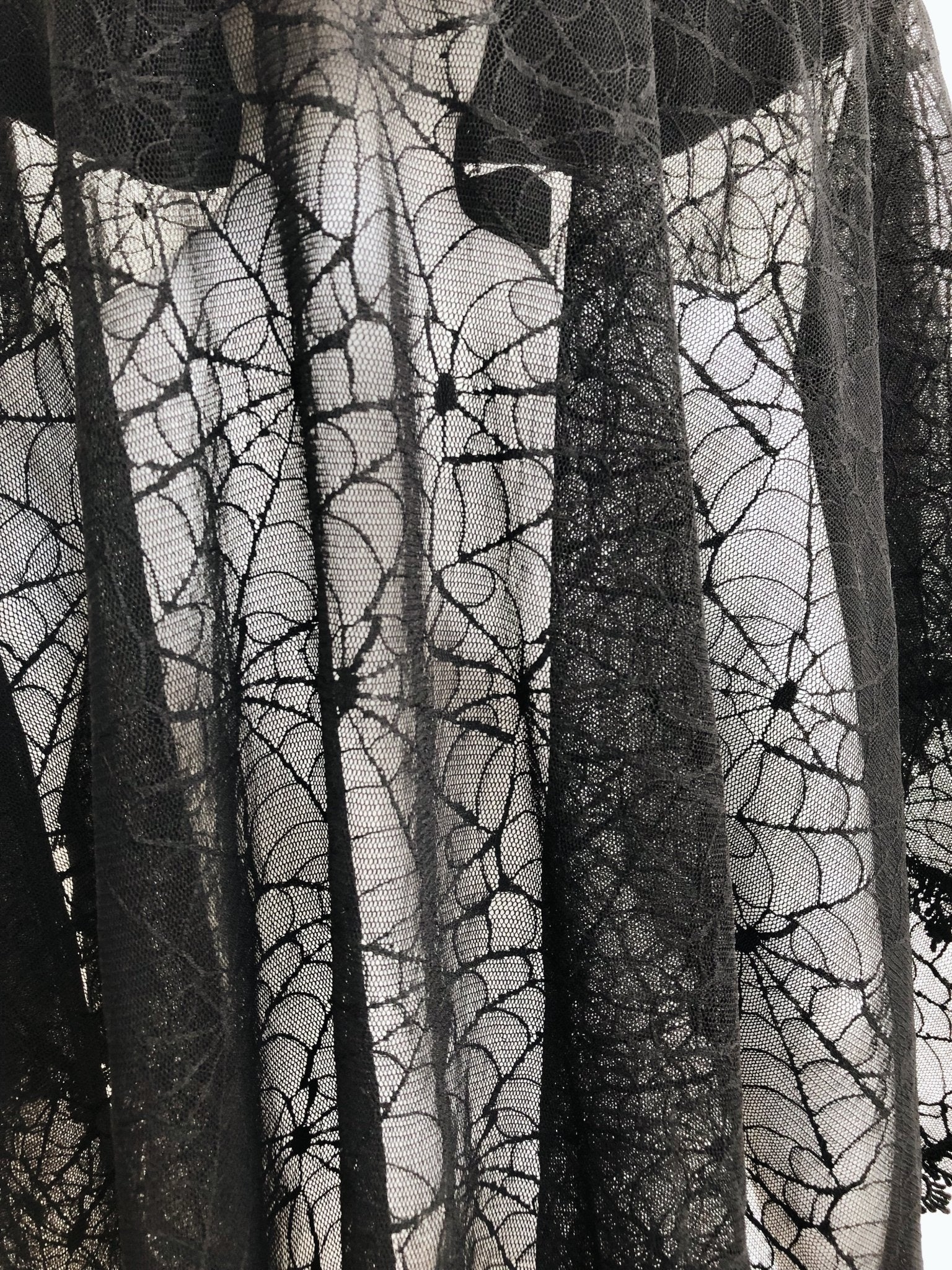Good Mourning Spiderweb Lace Veil - Agashi Shop