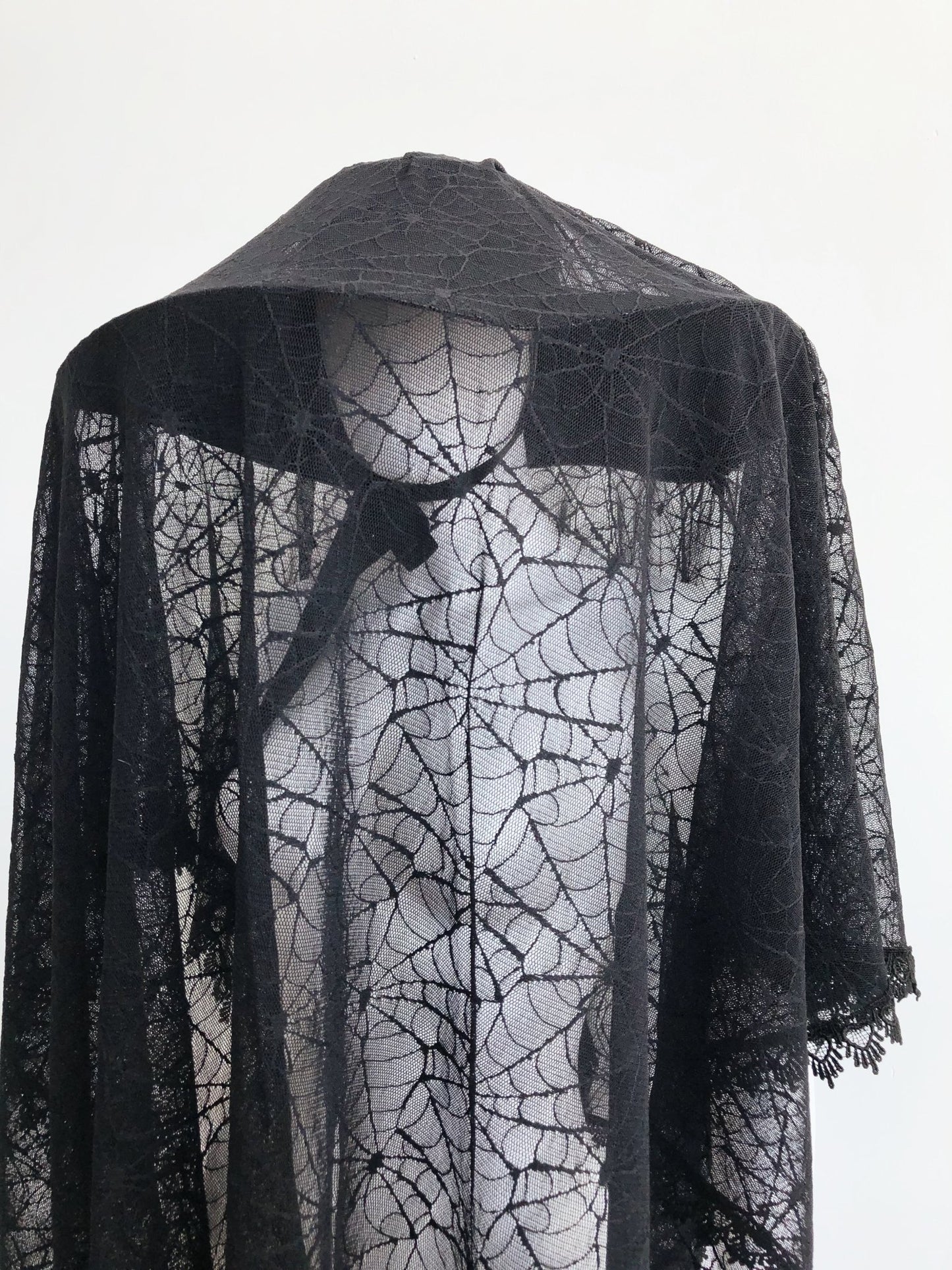 Good Mourning Spiderweb Lace Veil - Agashi Shop