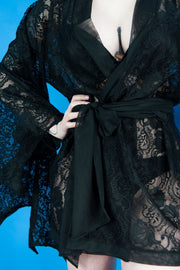 Lace Bat Wing Kimono - Agashi Shop