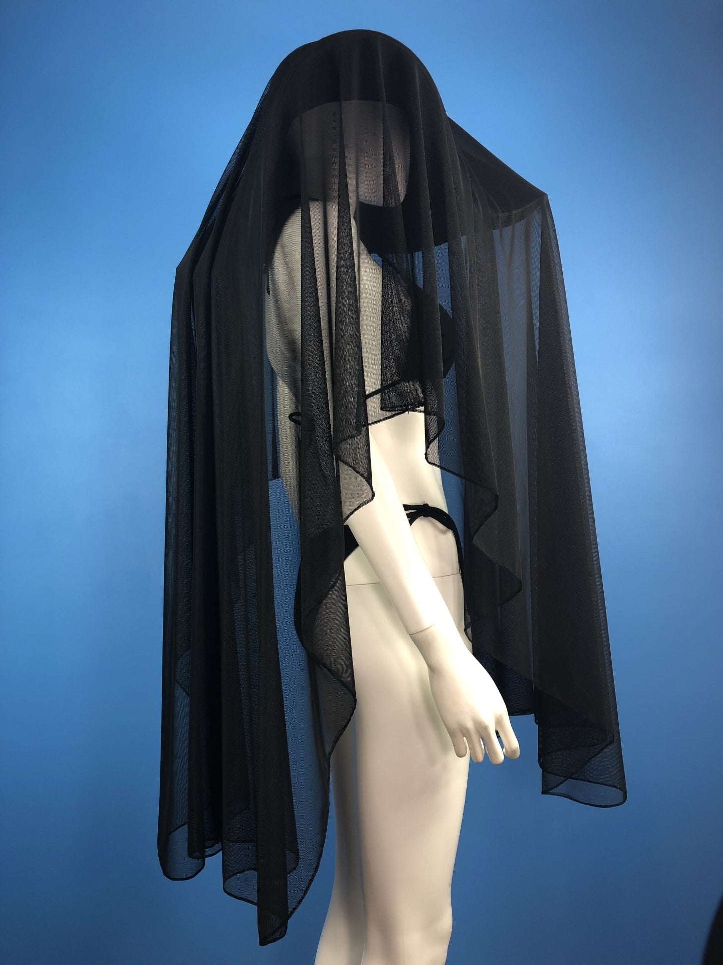 Set - Summer Mesh Veil & Some Like It Goth Hat - Agashi Shop