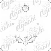 Single Bat Stud Earring Card - Agashi Shop