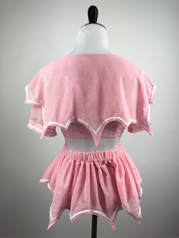 Special Edition Pastel Pink Ayumi Bat Wing Seifuku Set - Agashi Shop