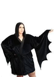 Velvet Bat Wing Kimono - Agashi Shop